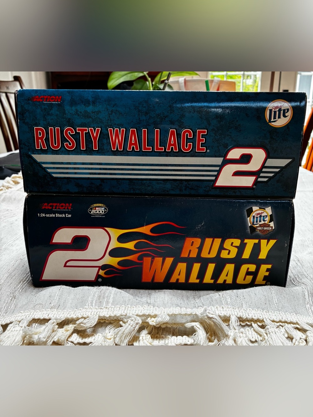 NASCAR Rusty Wallace Miller Harley Davidson 1:24 Diecast Cars 1999 **SET OF 2**